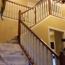 Converting Railing from Stained to Painted in Springboro, OH 0