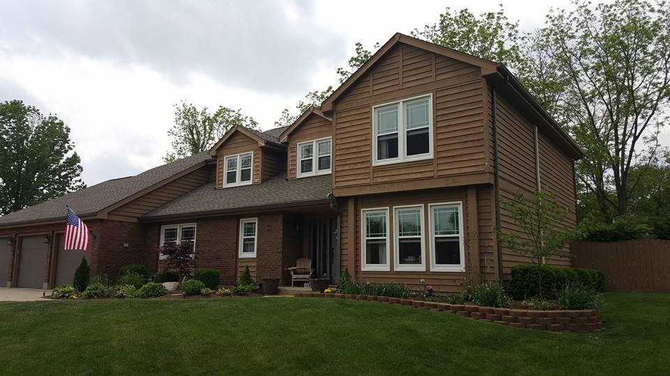 Exterior Painting Cedar Siding in Centerville, OH