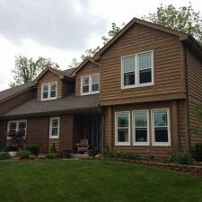Exterior Painting Cedar Siding in Centerville, OH 1